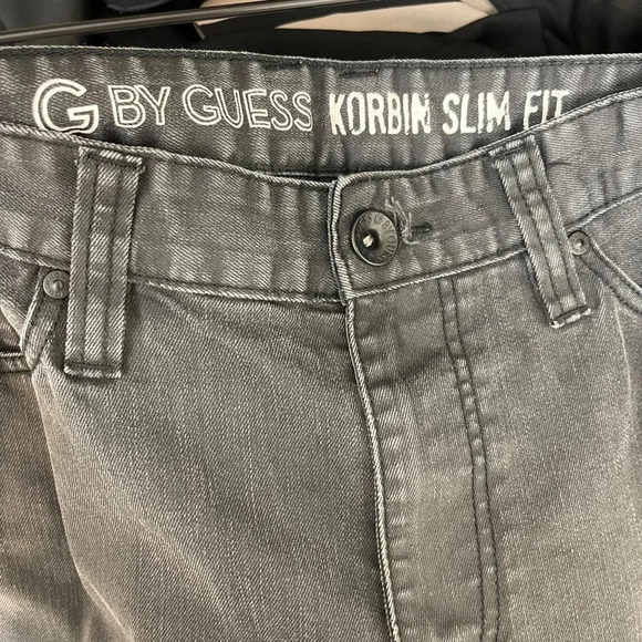 G by Guess Men's‎ Grey Korbin Slim Fit Jeans 36 x 34 - Picture 2 of 4